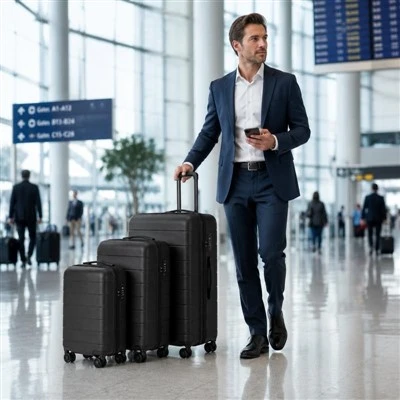 Set Bagasi Hard Shell yang Dapat Diperluas